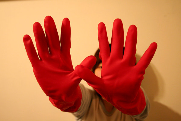 マリーゴールド天然ゴム手袋