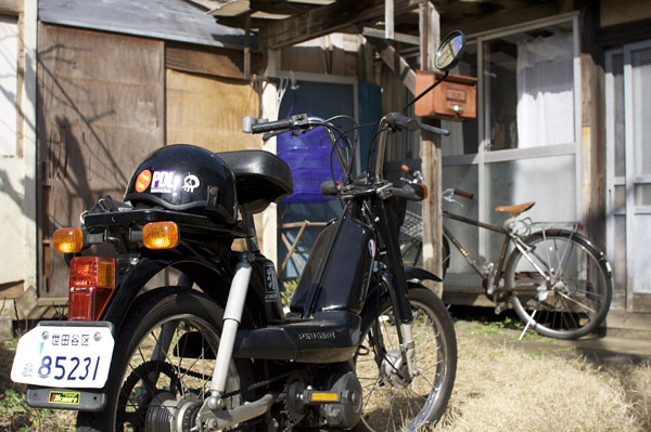 もうMOPEDに乗れる季節になった