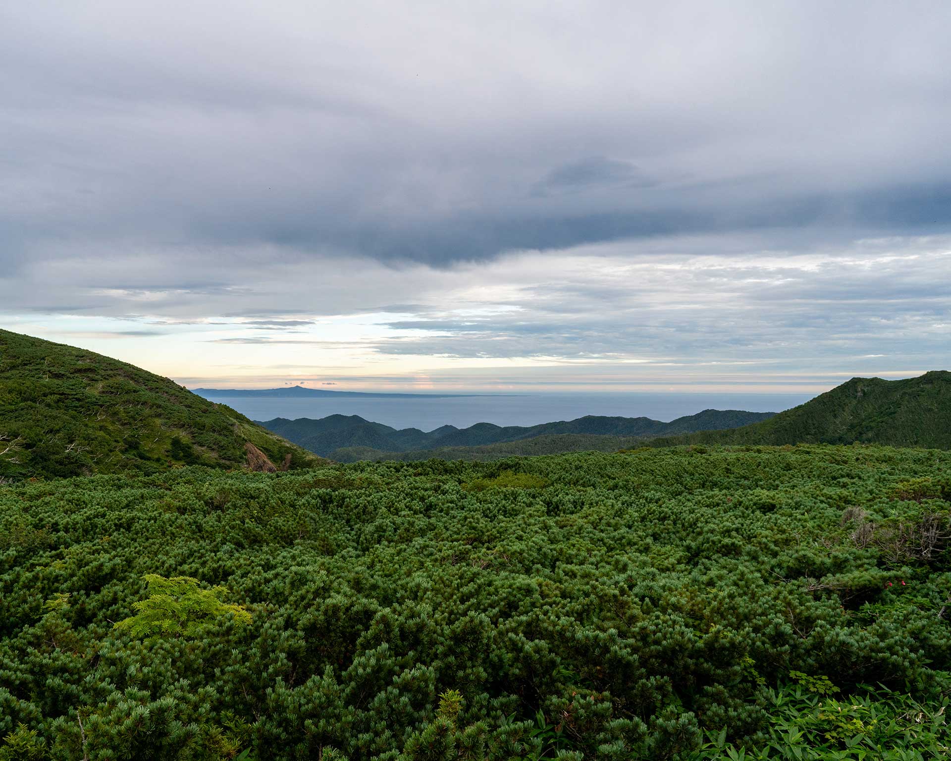 知床横断道路 知床峠展望台