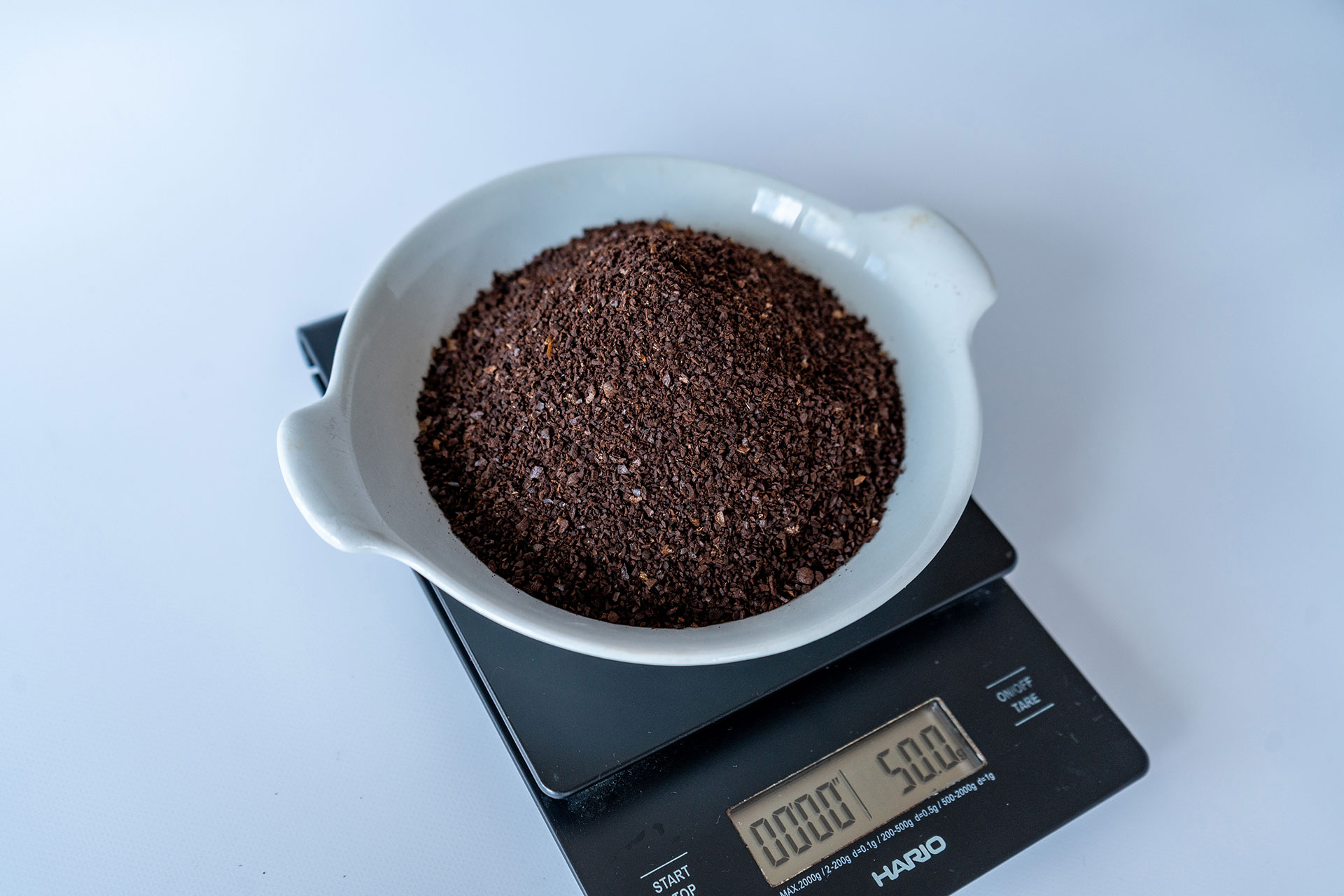 アフターアワーズブレンド50gを粉に挽きます