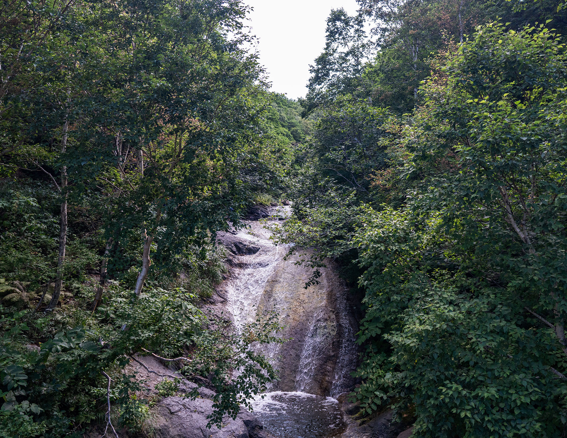 カムイワッカ湯の滝