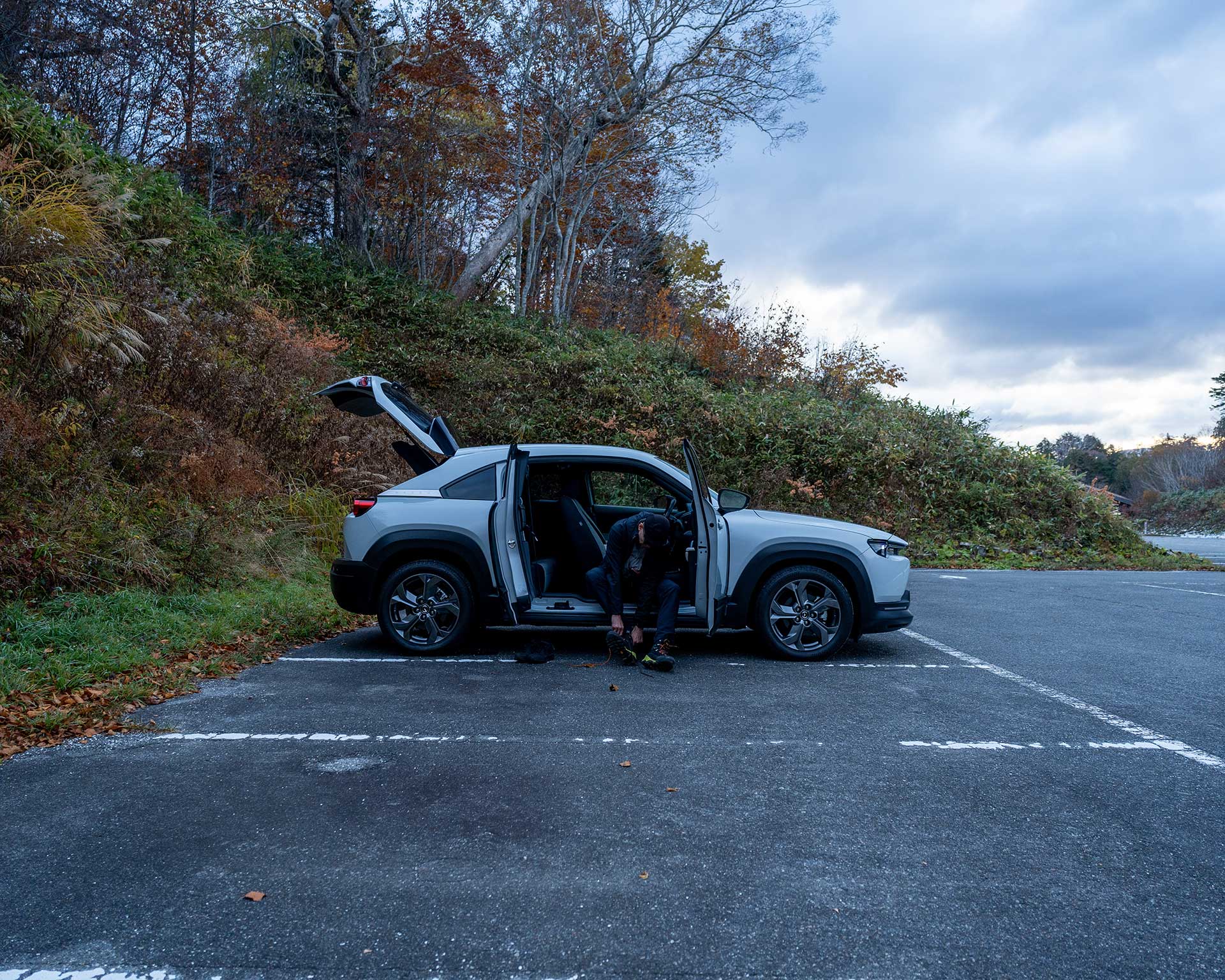 草紅葉が終わっても熊沢田代は美しかった／御池から燧ヶ岳