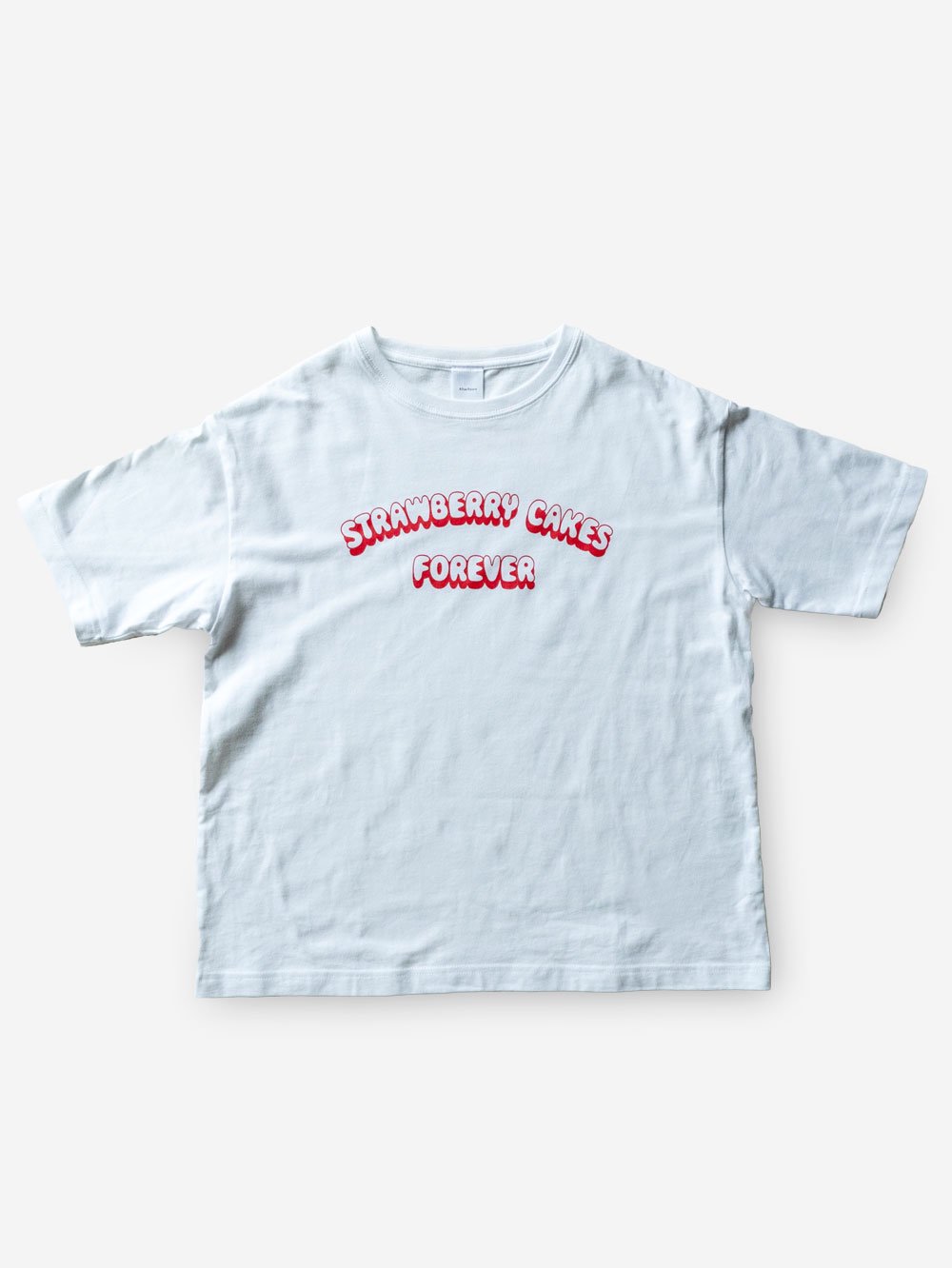 T-Shirt「STRAWBERRY CAKES FOREVER」クッキー付