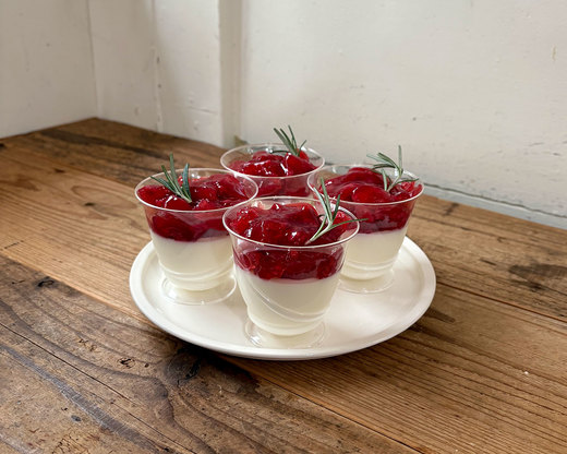 ラズベリーブランマンジェ